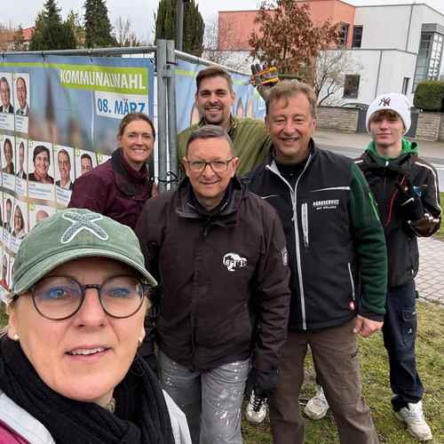 Kommunalwahl 2026 in Würzburg – und heute haben wir als starkes Team die letzten Bauzäune, Banner und Plakate abgebaut... Kommunalwahl 2026 in Würzburg – und heute haben wir als starkes Team die letzten Bauzäune, Banner und Plakate abgebaut...