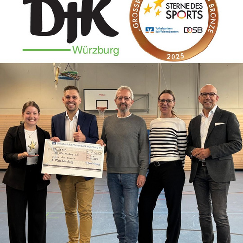 ✨ Großer Stern des Sports in Bronze für die DJK Würzburg! ✨Wir freuen uns riesig über die Auszeichnung der Volksbank... ✨ Großer Stern des Sports in Bronze für die DJK Würzburg! ✨Wir freuen uns riesig über die Auszeichnung der Volksbank...